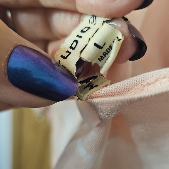 Max Studio Blush Pink Long Sleeve Top - Picture 10 of 10